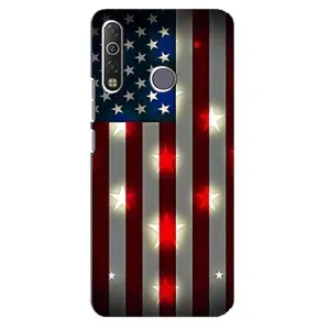 Чохол Прапор USA для TECNO Camon 12 Air CC6 (Прапор США 2)
