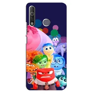 Чехол Головоломка для TECNO Camon 12 Air CC6 - (AlphaPrint) (Герои головоломки)