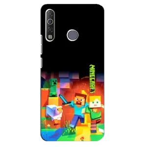 Чохли для TECNO Camon 12 Air CC6 (Персонажі МайнКрафт) (Герой Майнкрафт)