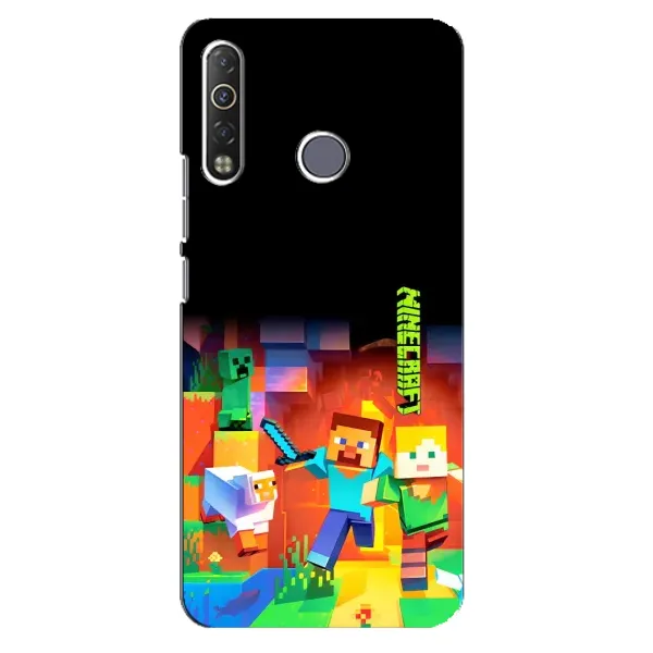 Чохол з малюнком «Герой Майнкрафт» для TECNO Camon 12 Air CC6 Чохол з малюнком «Герой Майнкрафт» для TECNO Camon 12 Air CC6