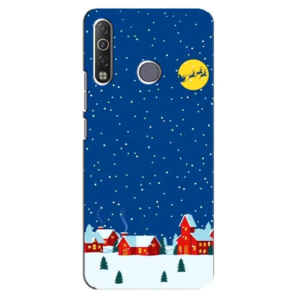 Чехол с рисунком «Город в снегу» для TECNO Camon 12 Air CC6 Чехол с рисунком «Город в снегу» для TECNO Camon 12 Air CC6