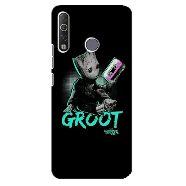 Чехол с рисунком «Groot» для TECNO Camon 12 Air CC6 Чехол с рисунком «Groot» для TECNO Camon 12 Air CC6