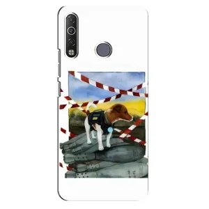 Чехол с принтом Собаки Патрон для TECNO Camon 12 Air CC6 (Храбрый Патрон)