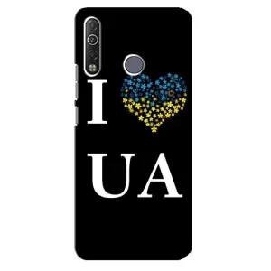 Силиконовый Чехол на TECNO Camon 12 Air CC6 (Я-Украина) (I Love UA)