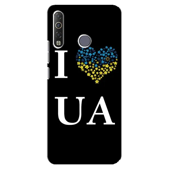 Чехол с рисунком «I Love UA» для TECNO Camon 12 Air CC6 Чехол с рисунком «I Love UA» для TECNO Camon 12 Air CC6