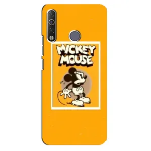Чехлы с принтом Микки Маус на TECNO Camon 12 Air CC6 (Испуганный Микки)