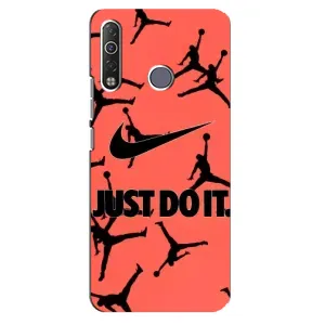 Силиконовый Чехол Nike Air Jordan на Техно Камон 12 Ейр