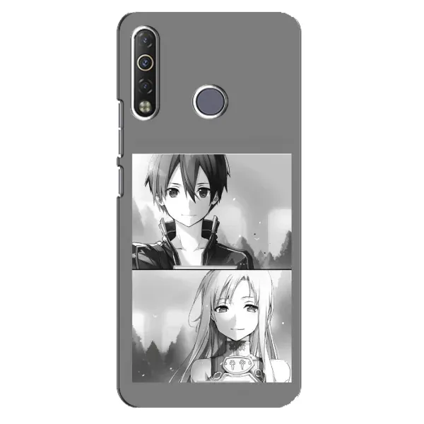Чехол с рисунком «Кирито-Асуна» для TECNO Camon 12 Air CC6 Чехол с рисунком «Кирито-Асуна» для TECNO Camon 12 Air CC6
