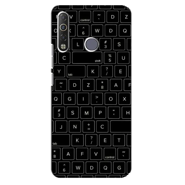 Чехол с рисунком «Клавиатура» для TECNO Camon 12 Air CC6 Чехол с рисунком «Клавиатура» для TECNO Camon 12 Air CC6