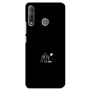 Чехол с картинками на черном фоне для TECNO Camon 12 Air CC6 (Книжки)