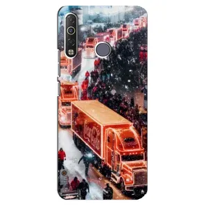 Чехлы на Новый Год TECNO Camon 12 Air CC6 (Кока Кола)
