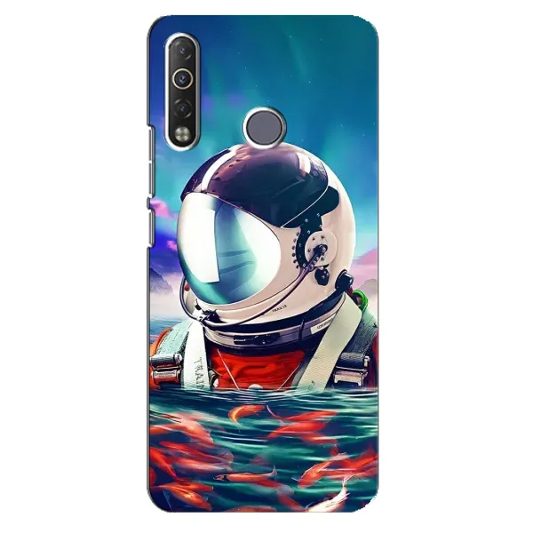 Чехол с рисунком «Космонавт в воде» для TECNO Camon 12 Air CC6 Чехол с рисунком «Космонавт в воде» для TECNO Camon 12 Air CC6