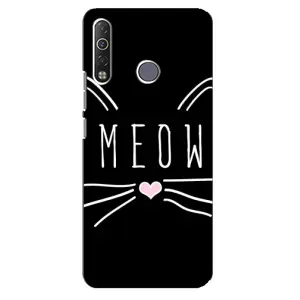 Бампер с изображением Котиков для Техно Камон 12 Ейр (КОТИК MEOW)