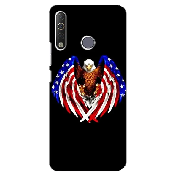 Чехол с рисунком «Крылья США» для TECNO Camon 12 Air CC6 Чехол с рисунком «Крылья США» для TECNO Camon 12 Air CC6