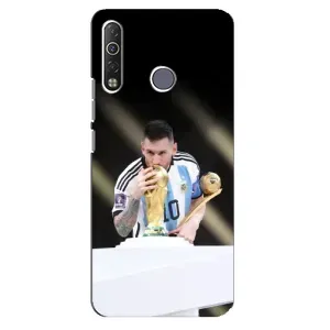 Чехлы Лео Месси Аргентина для TECNO Camon 12 Air CC6 (Кубок Мира)