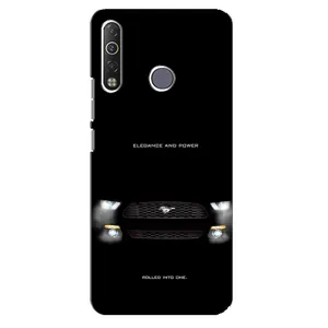 Чехлы с тематикой "Крутые машины" на TECNO Camon 12 Air CC6 (Черный Land Rover)
