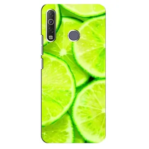 Чохол з зображенням смачної їжі для TECNO Camon 12 Air CC6 (Лайм)