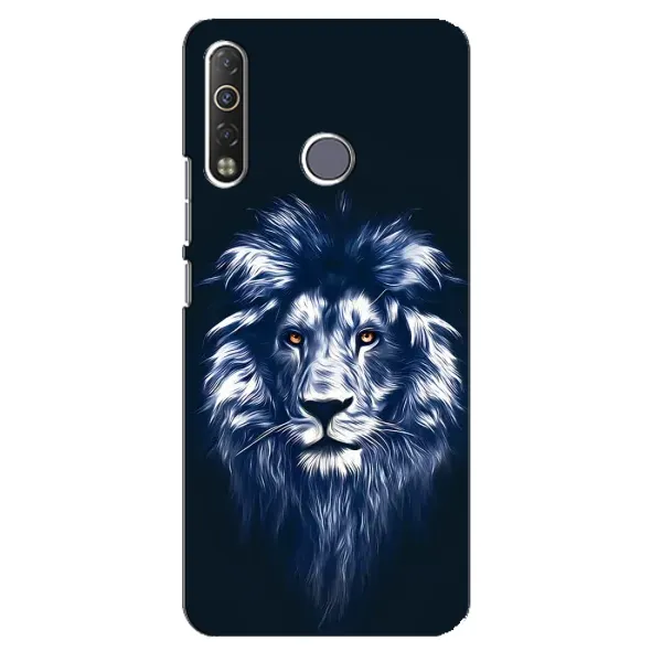 Чехол с рисунком «Лев - синий» для TECNO Camon 12 Air CC6 Чехол с рисунком «Лев - синий» для TECNO Camon 12 Air CC6