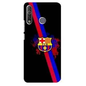 Чехол для TECNO Camon 12 Air CC6 (Барселона) (Лого Барсы)