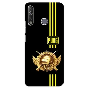 Чохол (TPU) з картинкою "Лого Пабг" на Техно Камон 12 Ейр (Логотип PUPG)