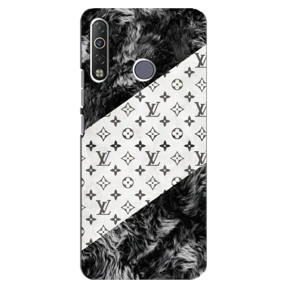 Чехол с рисунком «LV на белом» для TECNO Camon 12 Air CC6 Чехол с рисунком «LV на белом» для TECNO Camon 12 Air CC6