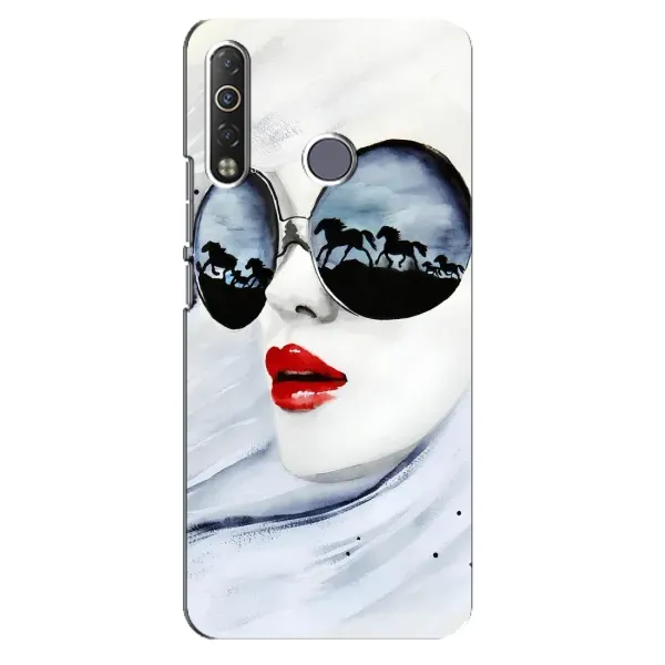 Чехол с рисунком «Любительница коней» для TECNO Camon 12 Air CC6 Чехол с рисунком «Любительница коней» для TECNO Camon 12 Air CC6