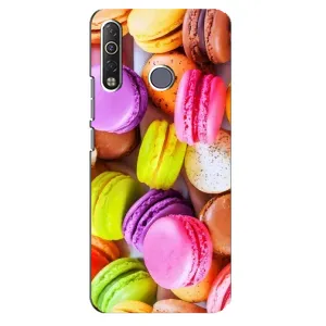 Чохол з зображенням смачної їжі для TECNO Camon 12 Air CC6 (Макаруни)