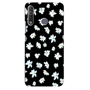 Чехол с ромашками на TECNO Camon 12 Air CC6 (Маленькие ромашки)