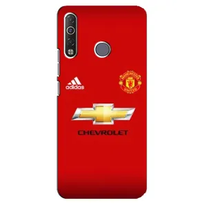Силиконовые Чехлы принт Футбол на TECNO Camon 12 Air CC6 (Man United)
