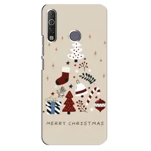Чохол Санта Клаус для TECNO Camon 12 Air CC6 (Merry Christmas)