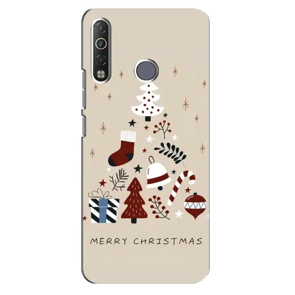 Чехол с рисунком «Merry Christmas» для TECNO Camon 12 Air CC6 Чехол с рисунком «Merry Christmas» для TECNO Camon 12 Air CC6
