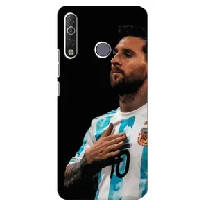 Чехлы Лео Месси Аргентина для TECNO Camon 12 Air CC6 (Месси Капитан)