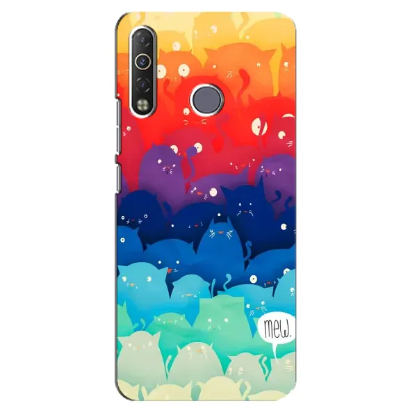 Чехол с рисунком «Mew» для TECNO Camon 12 Air CC6