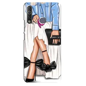 Силіконовый Чохол на TECNO Camon 12 Air CC6 з картинкой Модных девушек (Мода)