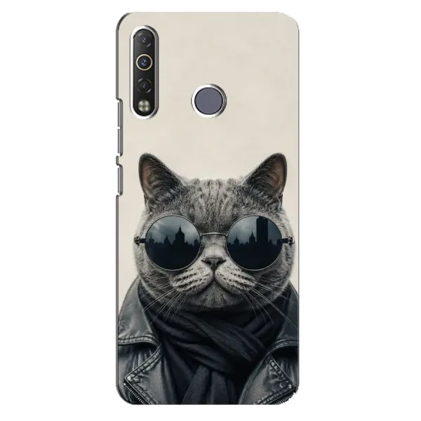 Чехол с рисунком «Модный кот» для TECNO Camon 12 Air CC6 Чехол с рисунком «Модный кот» для TECNO Camon 12 Air CC6