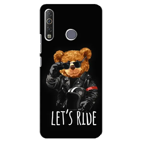 Чехол с рисунком «Модный Мишка» для TECNO Camon 12 Air CC6 Чехол с рисунком «Модный Мишка» для TECNO Camon 12 Air CC6