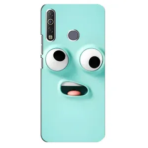 Силиконовые Чехлы (смешные стикеры) для TECNO Camon 12 Air CC6 (Забавное мятное лицо)