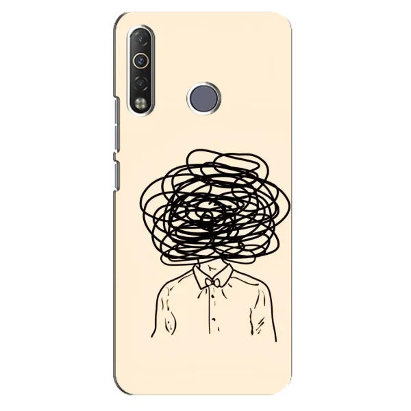 Чехол с рисунком «Мысли» для TECNO Camon 12 Air CC6 Чехол с рисунком «Мысли» для TECNO Camon 12 Air CC6