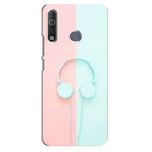 Девчачий Чехол для TECNO Camon 12 Air CC6 (Наушники)