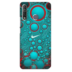 Силіконовый Чохол на TECNO Camon 12 Air CC6 з картинкою НАЙК (Найк зелений)