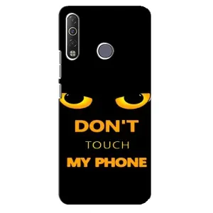 Чехол с Прикольным принтом на TECNO Camon 12 Air CC6 (Не трогай мой телефон)