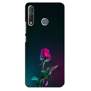 Чехлы с принтом Розочки для TECNO Camon 12 Air CC6 (Ночная роза)