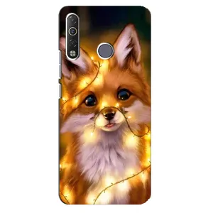 Чохол з Лисичкою для TECNO Camon 12 Air CC6 (Новорічне лисеня)