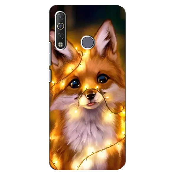 Чехол с рисунком «Новогодний лисенок» для TECNO Camon 12 Air CC6 Чехол с рисунком «Новогодний лисенок» для TECNO Camon 12 Air CC6