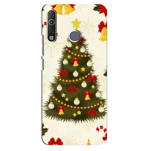 Чохол новорічна ялинка на TECNO Camon 12 Air CC6 (Новорічний принт)