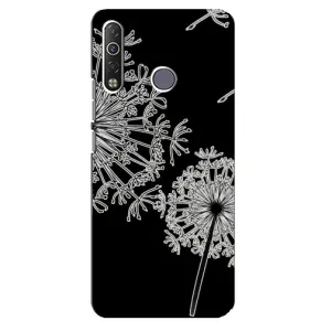 Силиконовый Чехол с одуванчиками на TECNO Camon 12 Air CC6 (Одуванчики)