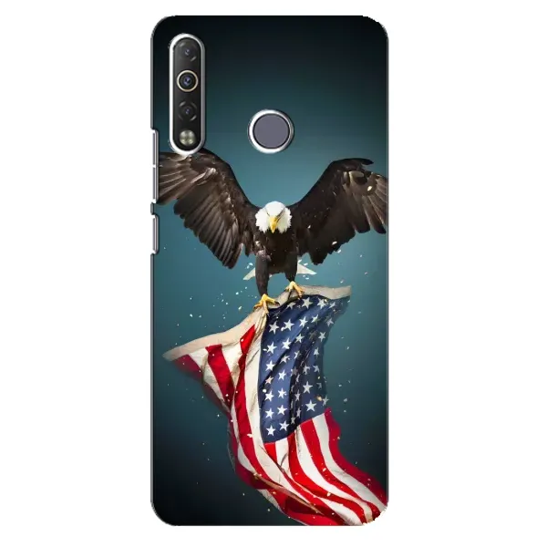 Чехол с рисунком «Орел и флаг» для TECNO Camon 12 Air CC6 Чехол с рисунком «Орел и флаг» для TECNO Camon 12 Air CC6