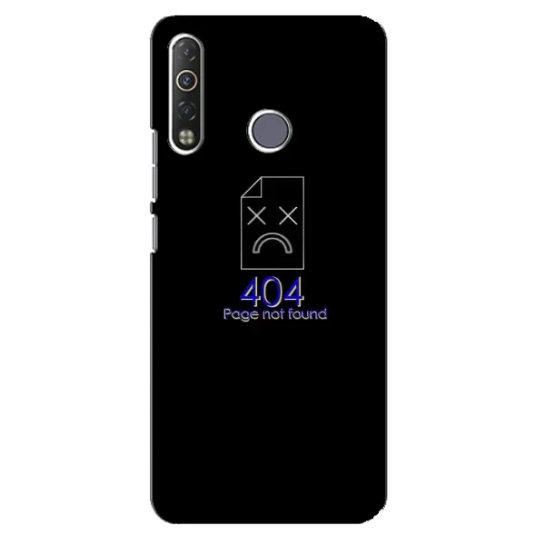 Чехол с рисунком «Ошибка 404» для TECNO Camon 12 Air CC6 Чехол с рисунком «Ошибка 404» для TECNO Camon 12 Air CC6