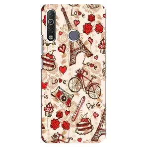 Чохол Ейфелева Вежа на TECNO Camon 12 Air CC6 (Париж мрія)