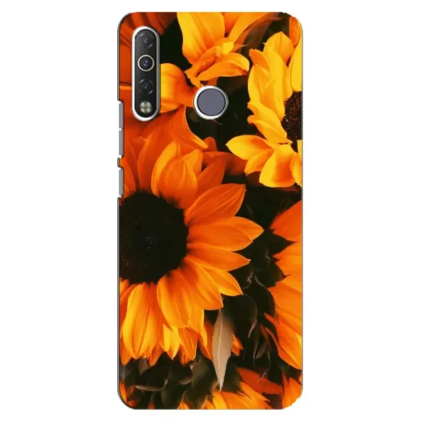 Чехол с рисунком «подсолнухи» для TECNO Camon 12 Air CC6 Чехол с рисунком «подсолнухи» для TECNO Camon 12 Air CC6